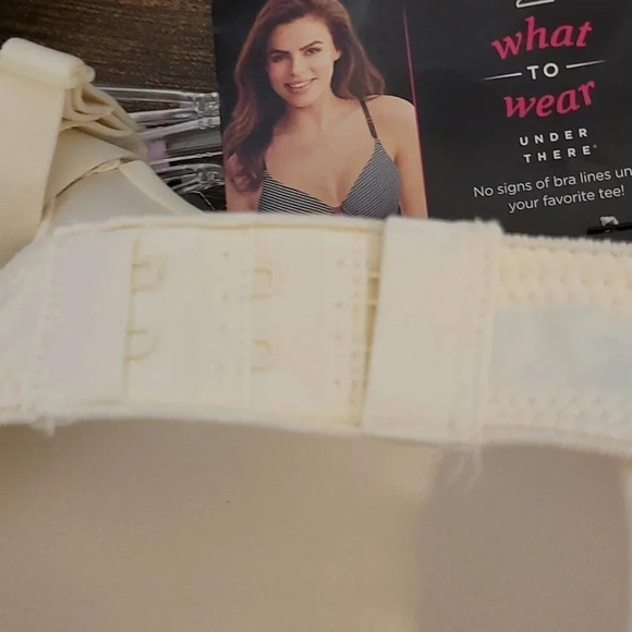 38D Maidenform 7959 One Fabulous Fit Demi Underwire Bra‎ Ivory New with Tags - Picture 10 of 11